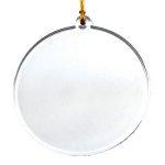 Acrylic Suncatcher Ornament Round Circle with Imprint