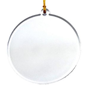 Acrylic Suncatcher Ornament Round Circle with Imprint 
