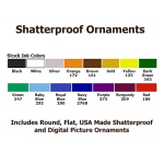 Christmas Ball Ornaments Shatterproof Plastic - Red Ornaments 