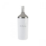 Aviana Magnolia Double Wall Stainless Wine Bottle Cooler -  White Gloss