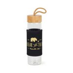 Serenity Bamboo Glass Bottle - 18.5 Oz. Black