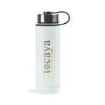 Andes Double Wall Stainless Bottle - 20 Oz. White