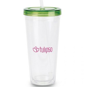 Splash XL Double Wall Tritan Travel Cup - 24 Oz. Apple Green 