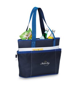 Vineyard Insulated Tote Navy Blue 