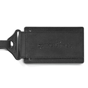 Samsonite Leather Luggage Tag Black 