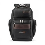 Samsonite Kombi 4 Square Backpack - Black/Brown