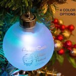 LED Christmas Ornaments - Light-Up Shatter Resistant Ornament 