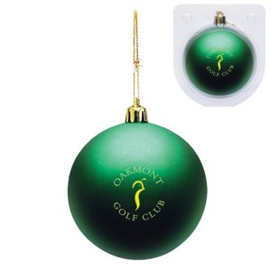 Custom Christmas Ornament - Shatterproof - Green 