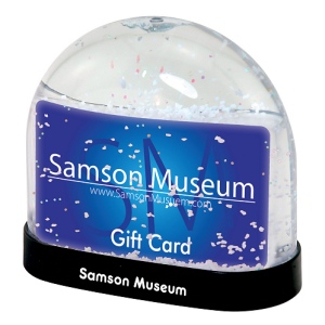 Gift Card Snow Globe with Custom Imprint 