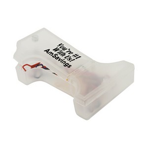 Number One Shaped Paper Clips & Case 