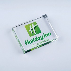 Rectangle Optic Crystal Paperweight 