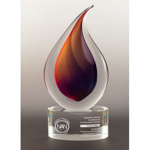 Flare Art Glass Recognition Award - MD 