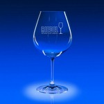 Riedel Lead Crystal Engraved Vinum Burgundy Wine Glasses 24.75oz.