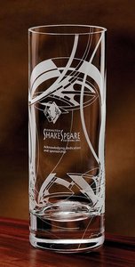 Sea Whisper Engraved Award Vase 