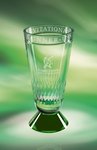 Expressions Vase - Green Glass Base - Small