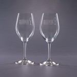Riedel Engraved Red Wine Glasses- Traveler 19.75oz.