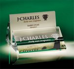 Oblique Crystal Business Card Holder
