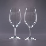 Riedel Engraved Cabernet Wine Glasses- Traveler 21.5oz.