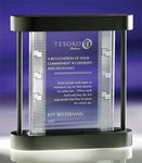 Etched Glass Plaque 3d