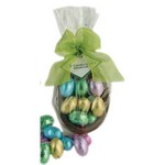 Easter Edible Milk Chocolate Egg Box w/ Foil Wrapped Eggs