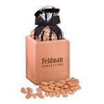 Hardwood Pen & Pencil Cup with Choice Virginia Peanuts