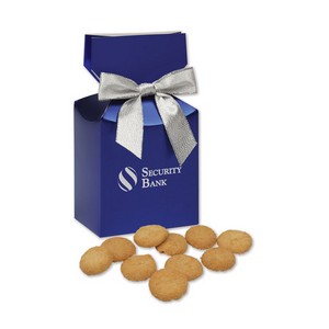 Gourmet Bite-Sized Snickerdoodle Crisp Cookies in Blue Premium De 