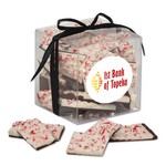 Stylish Acetate Cube with Peppermint Bark