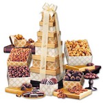 Golden Delights Tower - Ivory Ribbon