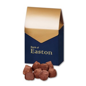 Cocoa Dusted Truffles in Gable Top Gift Box 