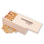 Extra Fancy Jumbo Cashews in Wooden Collector's Box