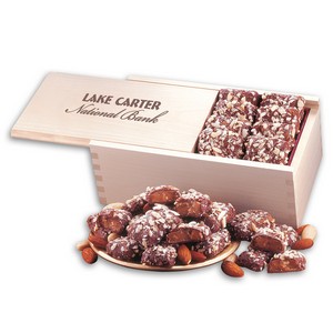 English Butter Toffee in a Wooden Collector?s Gift Box 