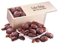 Pecan Turtles in Wooden Collector's Box