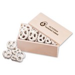 Frosted Pretzels in Wooden Collector's Box