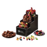 Faux Leather Desk Organizer filled with Gourmet Treats