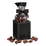 Faux Leather Pen & Pencil Cup with Chocolate Covered Almonds