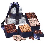 Gourmet Multi-Color Snowflake Tower