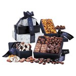 Multi-Color Snowflake Tower of Sweets