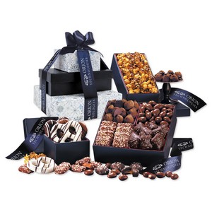 Multi-Color Snowflake Tower of Sweets 