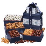 Snowflake Gift Tower of Treats