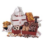 Red and White Pillow Top Tower of Sweets