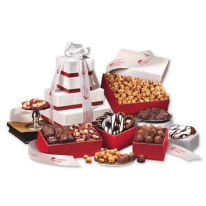 Park Avenue Tower of Chocolate in Red 