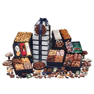 Ultimate Office Party Gourmet Food Gift Tower 