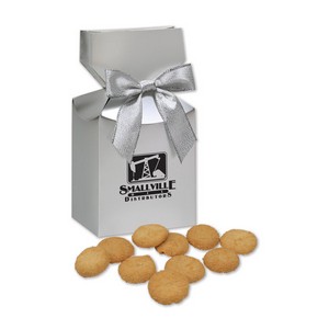 Gourmet Bite-Sized Snickerdoodle Crisp Cookies in Silver Premium  