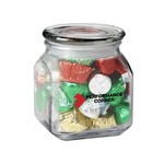 Contemporary Glass Jar - Hershey's Holiday Mix (10 oz.)