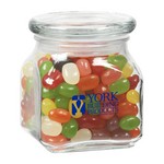 Contemporary Glass Jar - Assorted Jelly Beans (10 oz.)