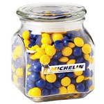 Contemporary Glass Jar - Chocolate Buttons (20 oz.)