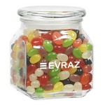 Contemporary Glass Jar - Assorted Jelly Beans (20 oz.)