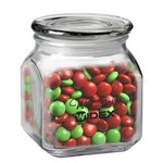 Contemporary Glass Jar - Holiday M&M's (20 oz.)