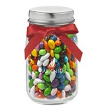 4 oz. Glass Mason Jar with Chocolate Covered Sunflower Seeds