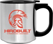 Stainless Steel City Coffee Mug with Push On Lid